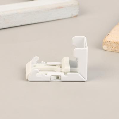 Lot de 4 supports de plafond et muraux de 22 mm pour stores romains, rail supérieur, accessoires de montage pour stores