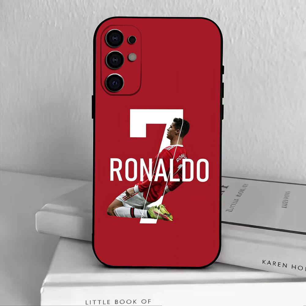 D-Cristiano Ronaldo Pouzdro na telefon Černý silikon Měkké Pro Samsung S25,S24,S21,S22,S23,S30,Ultra,S20,Plus,Fe,Lite