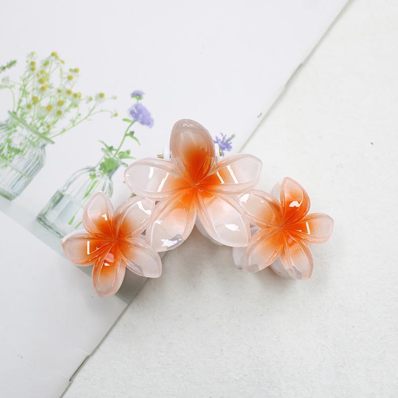 Flower Festival Hairpin Hair Claw Mother's Day Gift Hair Accessories Ladies Korean Sweet Ponytail Hair Crab Clip