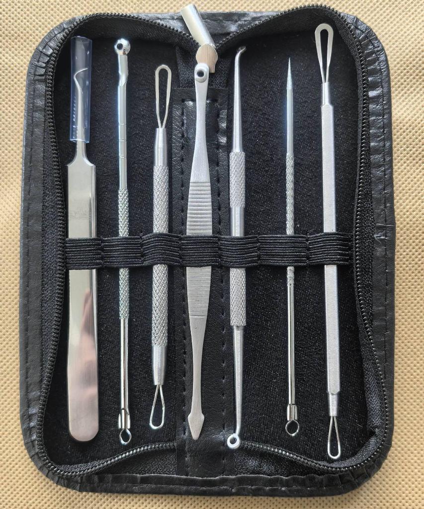 Ultra-Fine Stainless Steel Blackhead and Pimple Extractor Tool