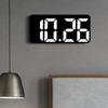 Acrylic Digital Alarm Clock Time Date Temperature Display Countdown Clock Remote Control Wall Clock 12/24H Electronic LED Clocks