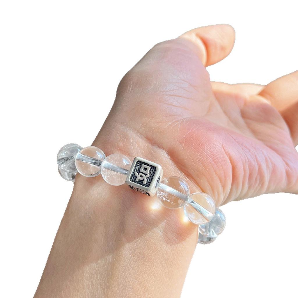 10M925 Silber Design Hochwertiges Weißes Kristallarmband