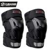 Motorcycle Knee Pads Off-Road Riding Warm Thermal Protection With Quick-Release Buckle Velvet-Lined Sponge Padding