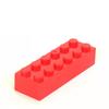 100g 2x6 Dot DlY Assembling Modules ThickFigures Bricks Educational Toy Creative Design SizeCompatible Equipped With Durable Plastic Playthings for