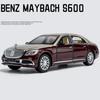 New 1:24 Maybach S600 Metal CarsModel Diecast Alloy High Simulation Vehicles Car Model 6 Doors Can Be Opened Toys Gift