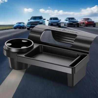 Multifunctional Car Cup Holder Door Hanging Mount, Portable Window Glass Gap Filler Organizer, Practical Miscellaneous Box Tray