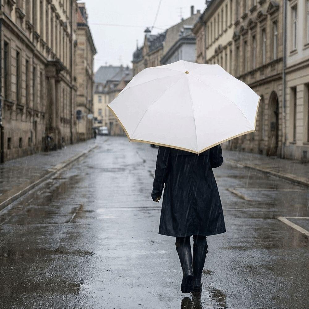 Manual Portable Umbrella UV Protection Sunshade Umbrella Dual-Use Sun Rain Umbrella  Beach