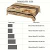 Square Printed Table Cover Rustic Wood Pattern Polyester Table Cloth  Outdoor Event