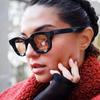 Vintage Round Sunglasses for Women Fashion Small Sun Glasses Men Vintage Hip Hop Yellow Blue Eyewear UV400