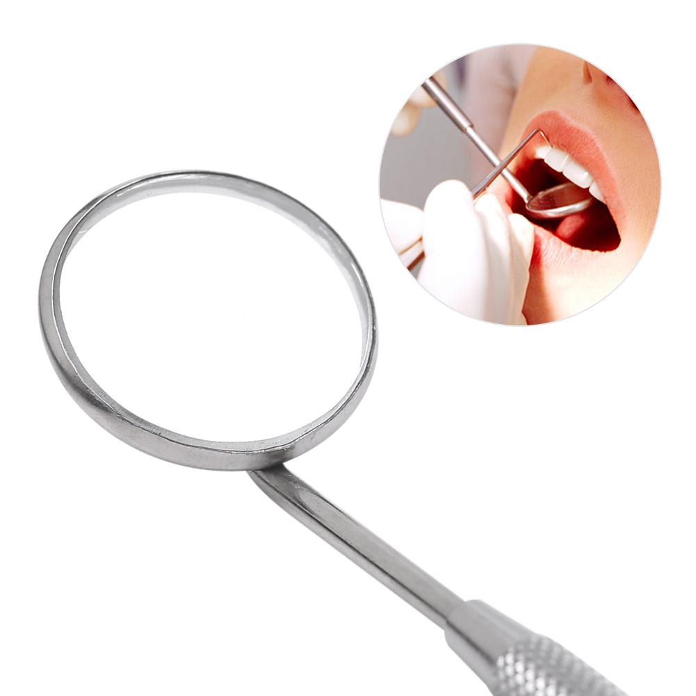3pcs/set Stainless Steel Dental Tool Mouth Mirror Probe Plier Tweezer Teeth Clean Hygiene Kit