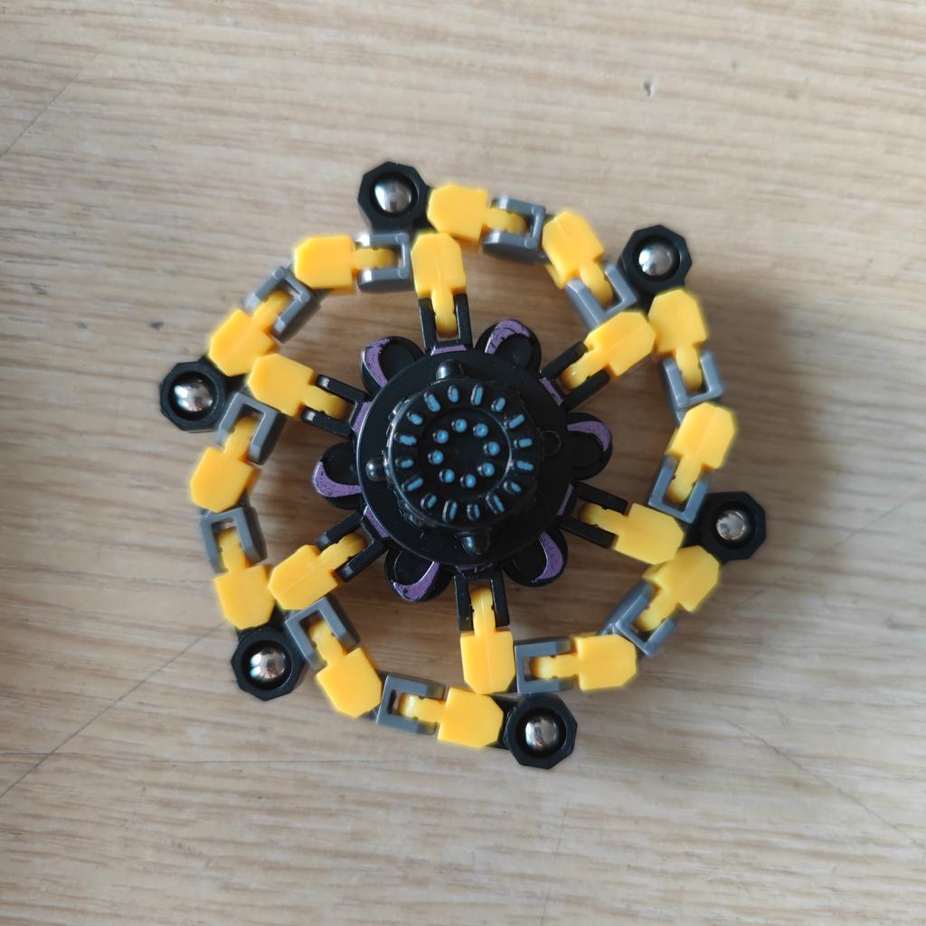 Dziecięce odkształcalne zabawki łańcuszkowe Fidget Spinner dla dzieci Spinner ręczny na opór Zabawki do rozładowania stresu Prezent dla dorosłych