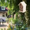 Wooden Insect Bee House Wood Shelter Nesting Box for Outdoor Garden Decoration