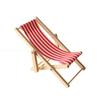 1:12 Mini Wooden Beach Chair Miniatures Home Scene Furnishings Emulational Furniture Model Dollhouse Home Decoration Play House