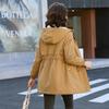 Winter Jacket Cotton Warm Puffer Coat Women Casual Parkas With Lining Plush Hooded Trench Outwear Women's Clothes