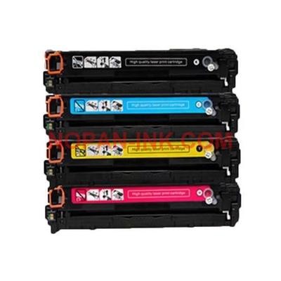 PACK OF 4 TONER HP CF540X - CF541X - CF542X - CF543X - 203X Compatible Laser Toner HP Color LaserJet Pro MFP M 281 Fdw NOPAN-INK