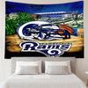 Los Angeles Rams logo Tapestry for Bedroom Aesthetic Classroom Tapestries Wall Hanging for Living Room Dorm Office,Ideal Creative Gift
