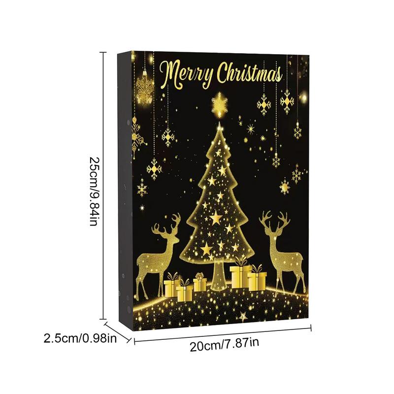 Jewelry Advent 24 Day Countdown To Christmas Calendar Fashion Bracelet Necklace Earring Rings For Adult Women & Teen Girls