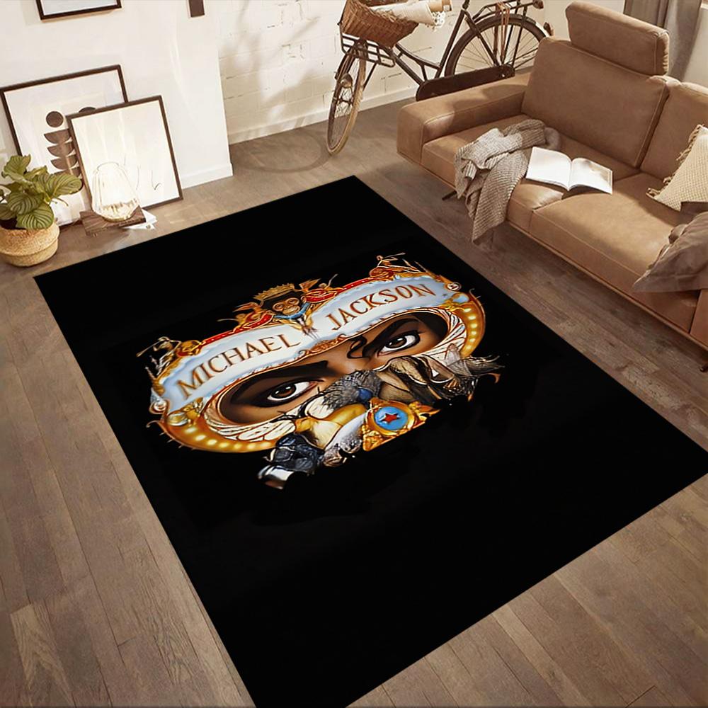 Michael Jackson 45 Floor Mat Perfect for Entryway Hallway Bedrooms Study room Anti-slip Rug Anime Office Decor