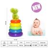 Rainbow Ring Toss Duck Stacking Game - Educational Toy for Kids 0-3