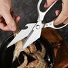 Kitchen Scissors Powerful Chicken Bone Scissors Stainless Steel Seafood Fish Scissors Cooking Tools