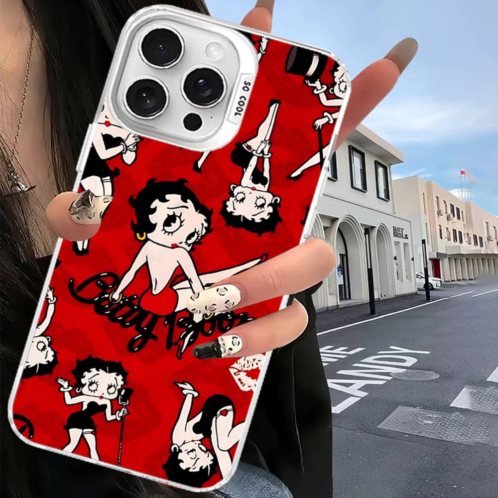 Sexy B-Bettys Girl Handyhüllen für iPhone 17 16 15 14 13 12 11 Plus Pro Max Bunte Hülle