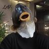 Nagyon élethű Hal jelmez Vicces Fejmaszk Valósághű Latex Ponty Cosplay Kellék Állat Lélegző Maszk Partira Tréfára Halloweenre