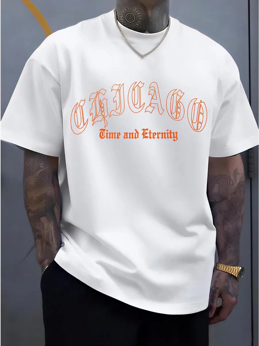 T-shirt with Chicago print 2XL