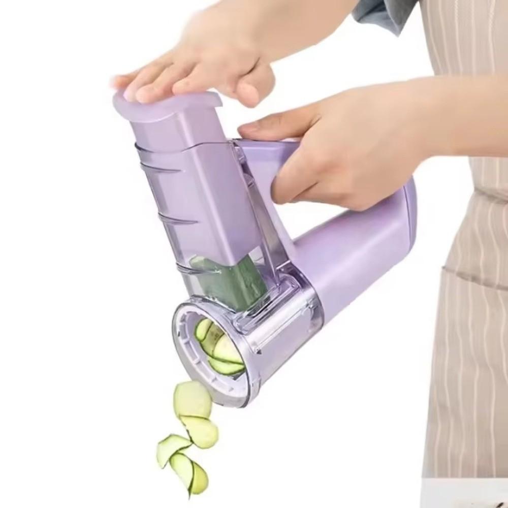 Rechargeable Electric Vegetable Slicer Handheld Electric Cheese Grater for Nut