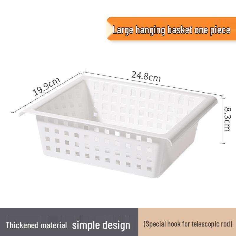 Japanese Under-Sink No-Drill Telescopic Storage Rack and Spice Organizer Basket