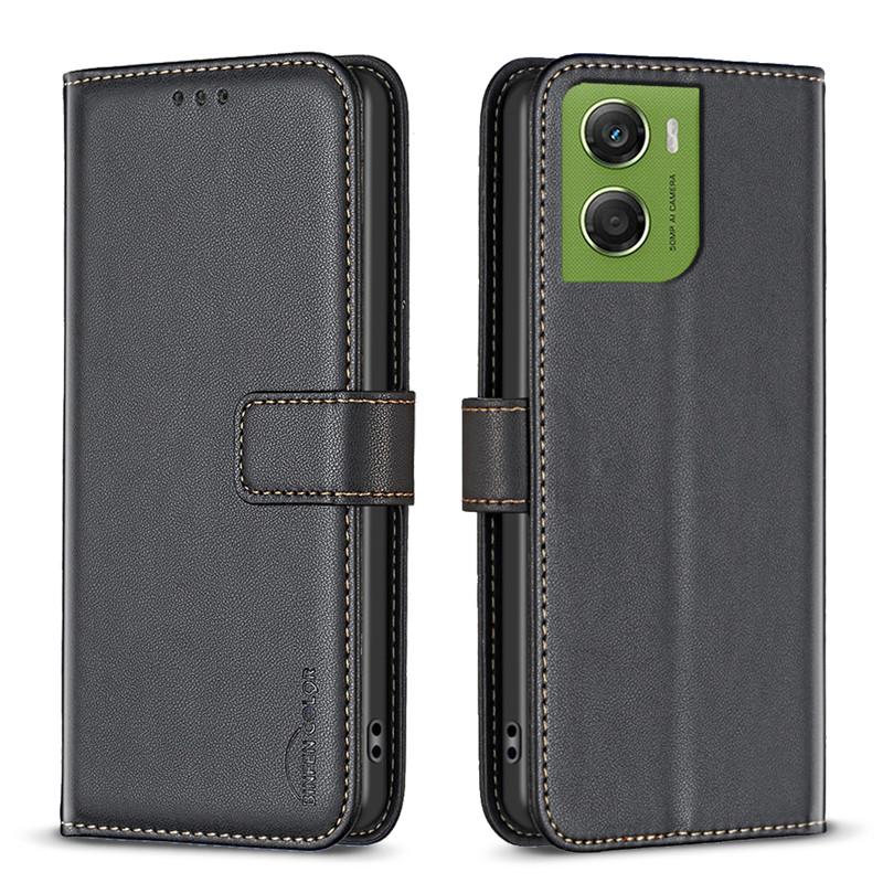 Leather Flip Wallet Case For Motorola MOTO G06 G56 G86 Power Edge 60 Fusion Pro 5G Cases Magnetic Card Slots Phone Cover Shell