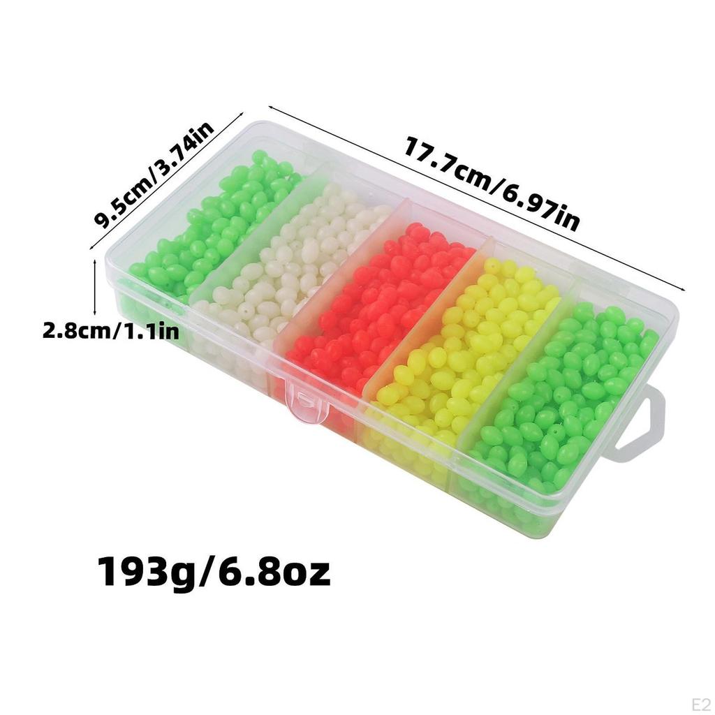 1000x Fishing Beads Kit Line Tackle Tools for Yellow Perch