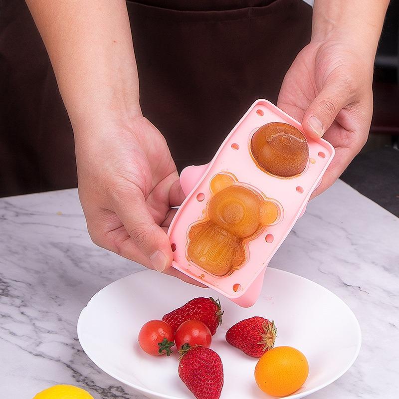 Bear Shaped Ice Cube Mold, Rose Ice Cube Mold, Milk Tea Coffee Mold, Ice Cube Bear Mold