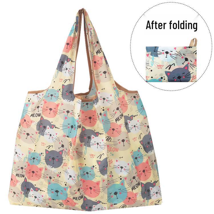 Japanese Cartoon Large Shopping and Travel Tote Bag