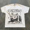 Camiseta Retro Margaritas de Medianoche, Pon la Lima en el Coco Camiseta, Top Oscuro de Cóctel