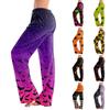 Damen lockere lässige Lounge-Hose Halloween-Muster elastischer Bund bequeme Passform entspannter Stil volle Länge Hosen