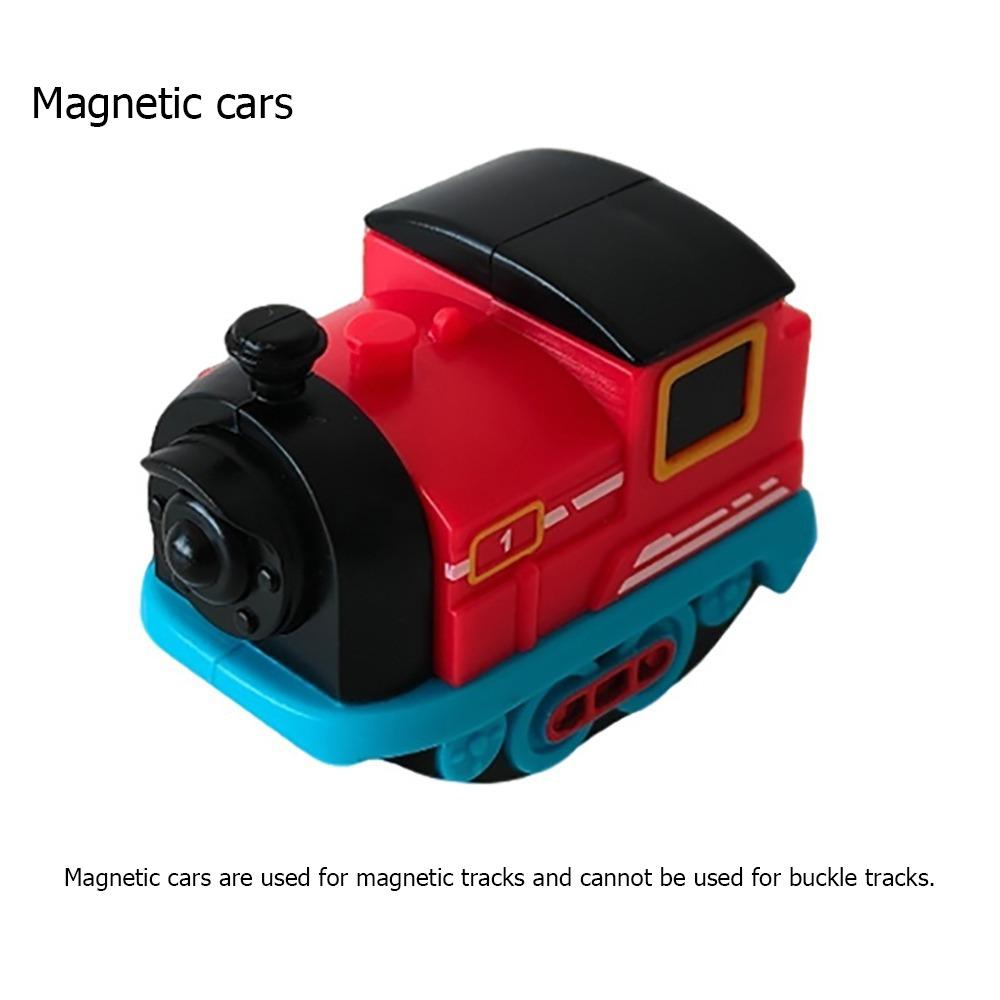 Plastic Magnetic Tracks Train Anti-gravity Intelligent Magnetic Train Diecast Smooth Steady Driving Electric Train