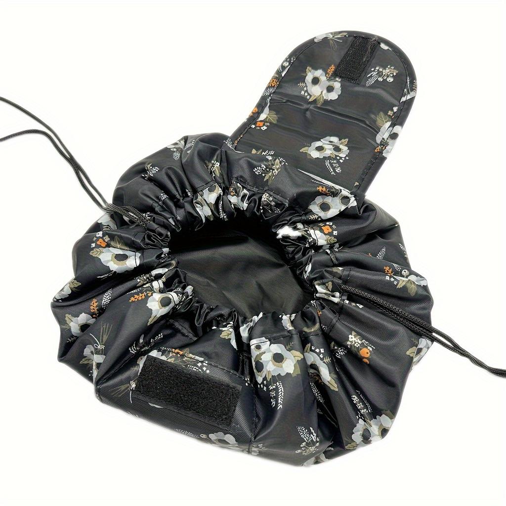 Five-Color Fashionable Drawstring Makeup Bag Storage Bag, Portable Travel Storage Makeup Bag One-Piece Set