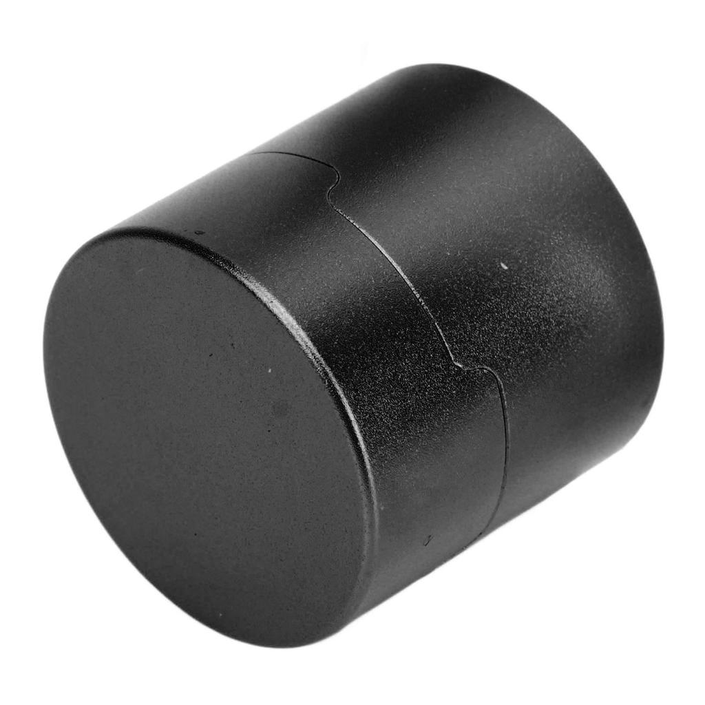 Billiard Chalk Case Round Aluminum Alloy Pool Cue Chalk Box Holder for Pool Cue Sports Accessories Black