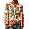 Maglione a collo alto casual a maniche lunghe da donna