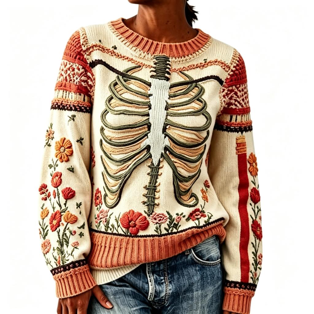 Maglione a collo alto casual a maniche lunghe da donna