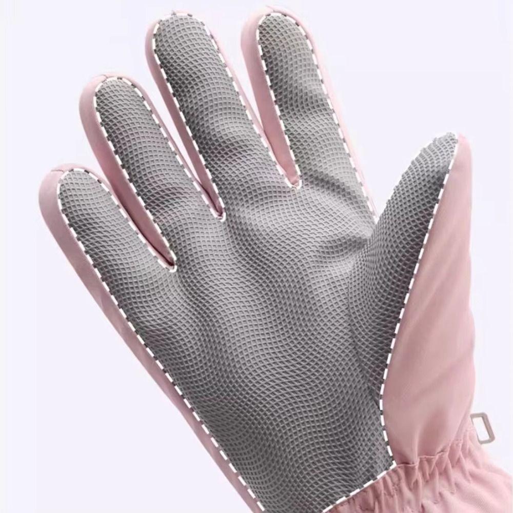 Touchscreen Plush Warm Riding Gloves Fleece Lined Cycling Mitten for Women  Sports