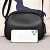100% Genuine Cowhide Leather Female Small Messenger Bag 3 Layers Zipper Pockets Quality Women Solid Color Luxury Shoulder Bag