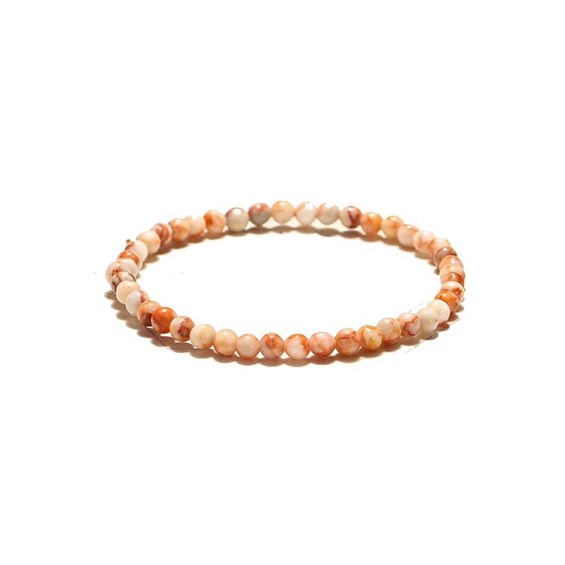 4mm Small Stone Bracelet For Women Men High Quality Map Lava Tiger Eyes Beaded Braclet Yoga Charm Braslet Accessories Jewelry