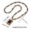 Natural Sultan Stone Color-Changing Long Necklace - Vintage European and American Style Crystals