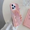 Pink Golden Fluid Print Aesthetics Phone Case For Samsung Galaxy S25 S24 Ultra S23 S22 Plus S21 FE A36 A56 A26 A16 A06 Cover