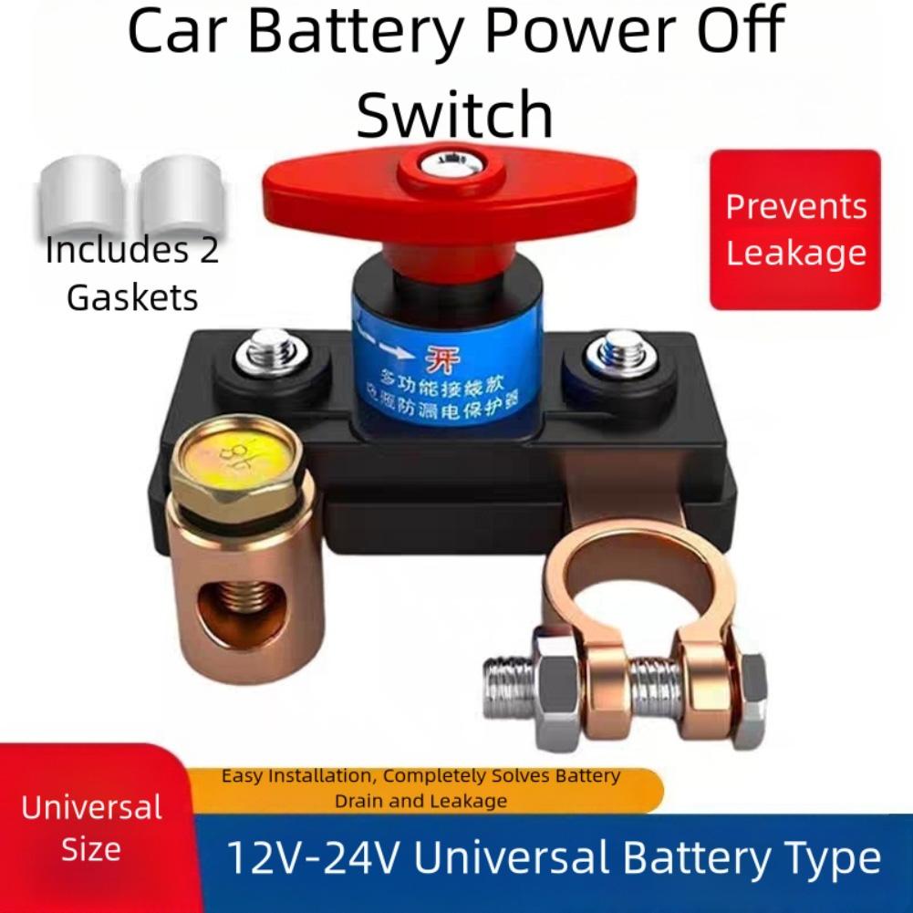 12V 24V Manual Battery Disconnect Switch for Cars RVs Trucks and Boats 100A