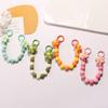 Ins Colorful Beaded Bracelet Flower Pendant Phone Chain Phone Holder Case Chain Flower Anti-Lost Chain Hanging Jewelry