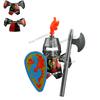 Medieval Military Soldiers Figures MOC Building Blocks Castle Black Eagle Wolf Octopus Griffin Ancient Knight Waffen Bricks Toys