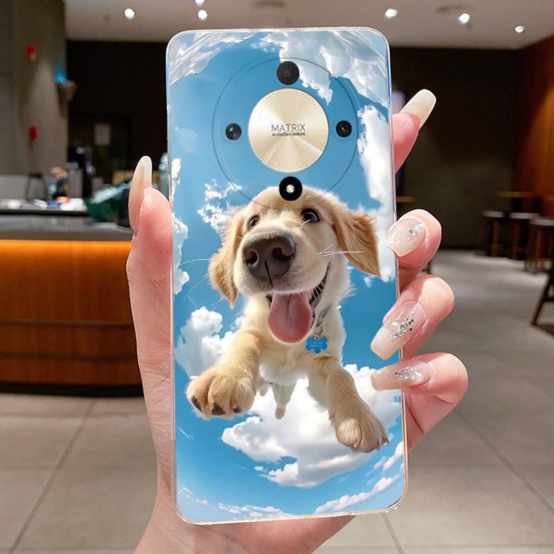 Casing For Honor X9b X9a Magic 6 5 Lite 5G Luxury Dragon Cute Cool Boys Girls Transparent Soft silicone Back Cover Phone Case