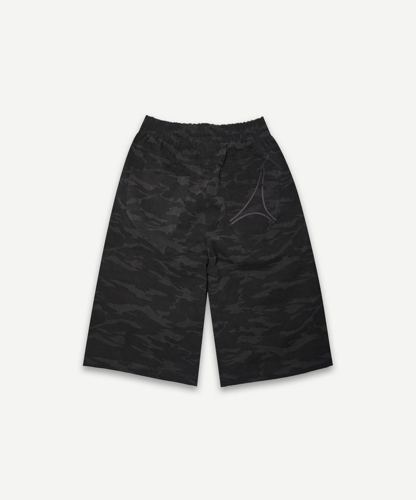 Haipaisaundeulepeoleonseu Camo Half Pants, Charcoal